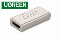 绿联 UG40265 40265 HDMI 2.0 F TO F 延長器最大 60M 轉接器 鋁銀色