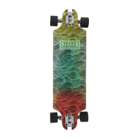High Quality Custom Maple wood Longboard Complete patineta Inline surfskate skate board