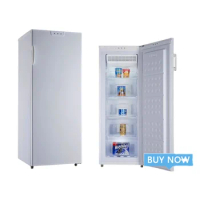 156L frost free upright deep freezer room with 5 drawer