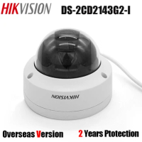 HIkvision DS-2CD2143G2-I 4MP Dome Network Camera POE H.265 IR 30m IP67 SD Card Slot Replace DS-2CD214G0-I IP Camera