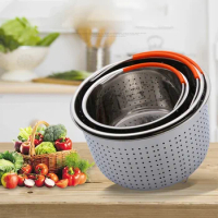 304 Stainless Steel Steamer Basket for Pressure Cooker Accessories Anti-scald Steamer Instant Pot Kitchen Food Cleaning Basket