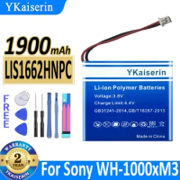 1900mAh YKaiserin Battery LIS1662HNPC SP 624038 For Sony WH-1000xM3 WH-1000MX4 WH-CH710N/B WH-XB900 WH-XB910