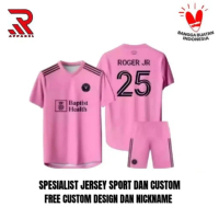 Jersey Interr Miami Academy 25 Free Nickname & Nomor