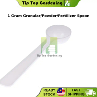 1 Gram Sudu Baja Serbuk Berbutir Susu Tepung Kopi Sudu Plastik Berkebun Pokok Bunga Fertilizer Spoon