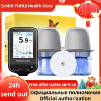 Freestyle Libre 24h Real Time Monitoring Blood Glucose Meter Tester Sensor Scanner Sanguis Finger Free Sugar Testing