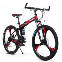 china high quality 26/27.5/29 folding bike mountain bike full suspension foldable bicycle