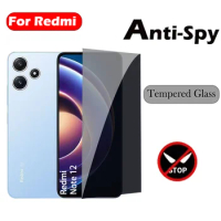 1-2PC Privacy Protection Glass For Xiaomi Redmi Note 12 13 PRO Plus 5g Anti Spy Screen Protector For Redmi 12C 13C Film