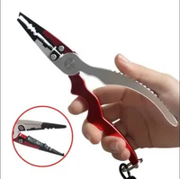 Tang Kail Pancing Aluminium Premium / Premiun Aluminium Fishing Hook Remover Plier / Tang split ring
