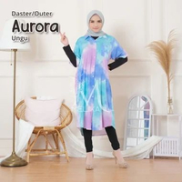 DASTER KEKINIAN / DASTER VIRAL / DASTER RAYON KERAH / TUNIK / OUTER TIE DYE AURORA All Size fit to L