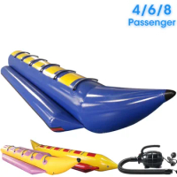 Inflatable Banana Boat Banana Boat Towable Boat Tube Ride Sitting 4/6/8 Passenger Inline Elite Class Heavy Recreational