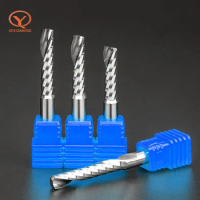 Single Edge End Mill 4 6 8MM Shank For Aluminum End Mill Carbide Milling Cutter CNC Woodworking Router