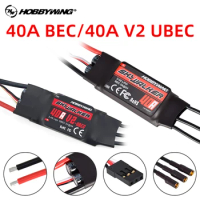 Hobbywing Brushless ESC 40A/40A V2 Drone ESC 2-4S w/BEC UBEC For RC Airplanes Helicopter