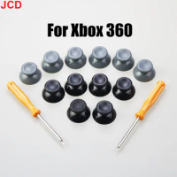 New 7pcs/set Black Gray 3d Analog Stick for Xbox 360 Controller Thumbsticks Caps for X box 360 Gamepad Repair Parts with Tool