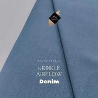 [0.5 METER] [AIRFLOW] Kain Katun Rayon Krinkle Polos / Rayon Crinkle Premium - Cey Airflow Original 