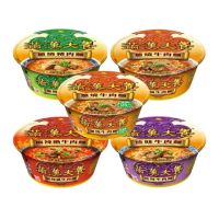 【滿漢大餐】碗麵x6入/箱(蔥燒牛肉麵/麻辣鍋牛肉麵/珍味牛肉麵/蔥燒豬肉麵/蔥燒牛肉麵-減納)