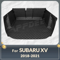 Auto Full Coverage Trunk Mat For SUBARU XV SUV 2018-2021 20 19 Car Boot Cover Pad Cargo Interior Protector Accessories