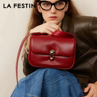 LA FESTIN Original 2023 New Women Bags Fashion Designer Shoulder Bag Soft Cross Body Bags Handle Bags Female Bags