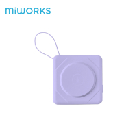 米沃miworks 10000mAh七合一快充磁吸行動電源(紫色)