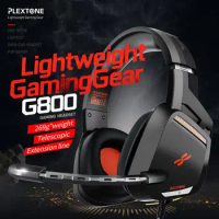 PLEXTONE G800 Gaming Headset Headphones Over-Ear Lightweight headsets with mic for PS4 PC Mobile Phone Headsets Gamer