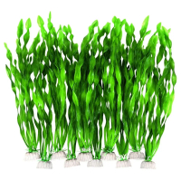 A Boutique 10PCS Fish Aquarium Plants Seaweed Water Plants for Aquarium 30cm Plastic Fish Tank Plan