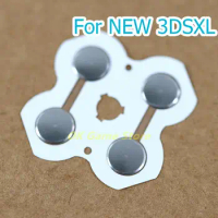 10pcs/lot For New 3ds xl ll cross key abxy button conductive film strip for new 3dsxl/3dsll repair parts