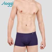 sloggi men 涼感系列Cool Checker 男士寬鬆內褲 深紫藍 G918715 7A