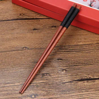 Vintage Japanese Entangled Wooden Chopsticks Natural Handmade Chinese Kinking Of A Line Food Chopsticks 22.5cm For Home Sushi#F
