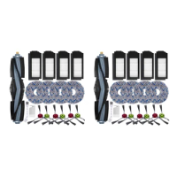 2X Accessories For Ecovacs DEEBOT X1 Omni, Replacement Parts For Ecovacs Deebot X1 Turbo Vacuum Cleaner