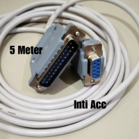 Kabel Printer Serial RS232 DB9 to DB25 5 Meter Kabel Epson TMU 220