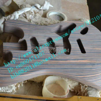 free shipping wholesale and retail new zebra electric guitar body F-1664