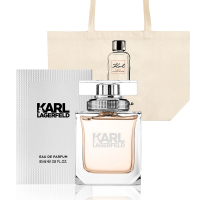 【KARL LAGERFELD 卡爾】卡爾同名時尚女性淡香精85ml(贈卡爾品牌袋.專櫃公司貨)