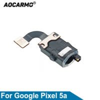 Aocarmo For Google Pixel 5a Headset Earphone Headphone Jack Flex Cable With Waterpro Ring Repair Parts