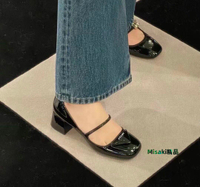 【妖妖代購】Prada 大圓頭瑪麗珍鞋/後帶涼鞋(兩款)-Misaki精品