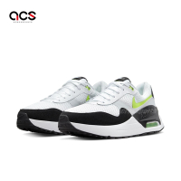 Nike 休閒鞋 Air Max SYSTM 男鞋 白 黑 漆皮 螢光綠 氣墊 運動鞋 DM9537-100