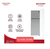 SHARP KULKAS 2 PINTU Shine Series SJ-456GI-MS sj 456 Gi MS