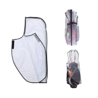 Outdoor Golf Pole Bag Cover Durable Dustproof Cover New PVC Waterproof Golf Bag Hood Rain Cover Shield Golf Course Accessories