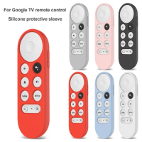 Silicone Protective Case for 2020 Google Chromecast Remote Protective Cover Shell Soft Non-slip for Chromecast Smart TV Remote