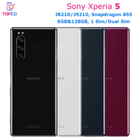 Sony Xperia 5 J8210/J9210 128GB Original Android Mobile phone 4G LTE 6.1" Octa core 6GB RAM Triple 12MP NFC Fingerprint NFC