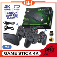 Game Stick 4K Game Console Wireless Gamepad Hdmi Tv Retro Video Games Pasti Diskon
