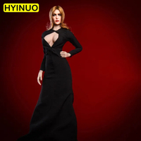 Quy Mô 1/6 18xg31 Elizabeth olsen buổi tối ăn mặc phụ nữ ăn tối dịch vụ quần áo quần áo thiết lập ch