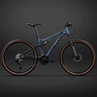 27.5 inch Mountain Bike 27/30/33 Speed Off-road Mountain Bikes Cross Country Soft Tail Dual Damping MTB Mountain Bicycle