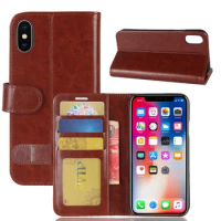 Case for iPhone X 10 Cases Wallet Card Stent Book Style Flip Leather Covers Protect Cover black for iPhone10 iPhoneX iPhone-X