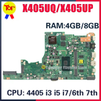 KEFU X405UQ Laptop Motherboard For ASUS Vivobook 14 X405 X405UA X405UPR X405UR V405U A405U K405U 4415U I3 I5 I7 Mainboard