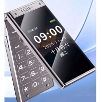 飛利浦 - E6618 雙屏翻蓋 大聲大字老人機 4G 手機 黑色