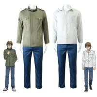 Anime Isekai Ojisan Uncle from Another World Yousuke Shibazaki Cosplay  Costume Men Wig Scarf Outfit Uniform Halloween Party Set - AliExpress