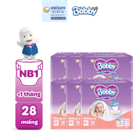 [COMBO 6] Bobby Miếng lót sơ sinh Newborn 1 - NB1 28 miếng (bao bì ngẫu nhiên)