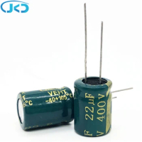 10pcs/lot 400V 22UF high frequency low impedance 13*17mm 20% RADIAL aluminum electrolytic capacitor 22000NF 20% 4.7