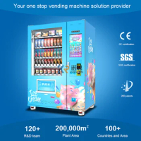 Commerical Vending Machine OEM automatic Frozen Food Ice Cream Vending Machine Yogurt Food Frozen Vending Machine For Drinks