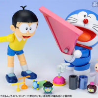Doraemon Nobita Nobi Shizuka Minamoto Takeshi Gouda Suneo Honekawa Dorami Action Figure Toys Blue Cat Dolls Birthday Gifts Model