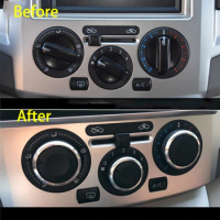 3pcs air conditioning temperature control switch knob warm air knob Nissan Tiida NV200 Livina Geniss auto modification parts.